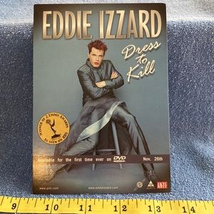 Eddie Izzard Dress to Kill Postcard GoCard Ad